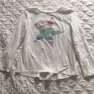 Star sequin ls girls 12